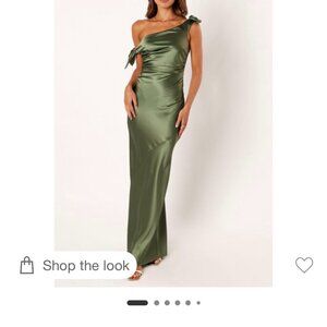 Petal & Pup Selma Dress - XS olive - NEW